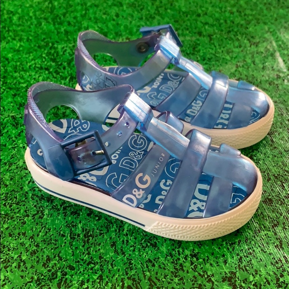 NIB D&G Junior jelly sandals shoes
